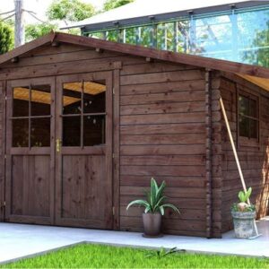 12 m² Gartenhaus aus Holz – Foresta MONTIGNY