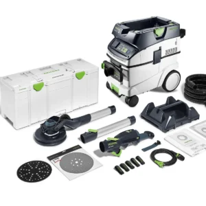 PLANEX easy LHS-E 225/CTL 36-teiliges Set mit Langarmschleifer und Staubsauger